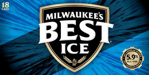Milwaukee's Best Ice American Lager Beer 18 Cans Perspective: front