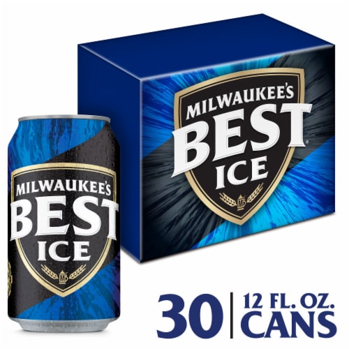 Milwaukee's Best Ice Beer American Lager Beer Perspective: front