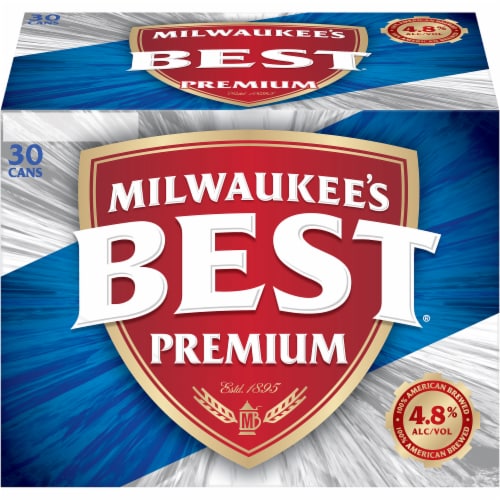 Milwaukee's Best Premium American Lager Beer 30 Cans Perspective: front
