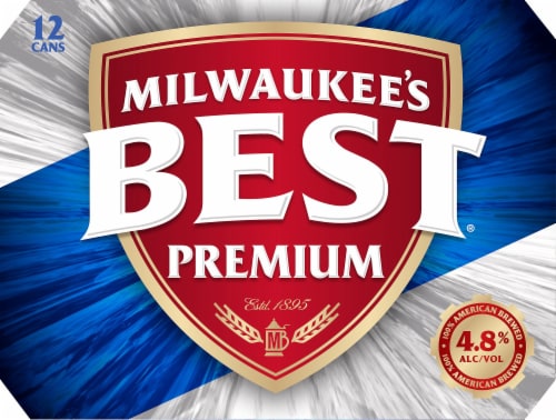 Milwaukee's Best Premium American Lager Beer 12 Cans Perspective: front