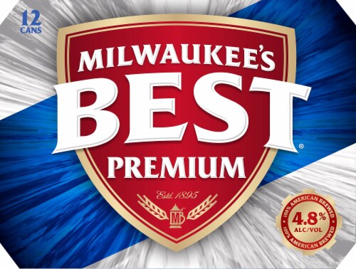 Milwaukee's Best Premium American Lager Beer 12 Cans Perspective: front