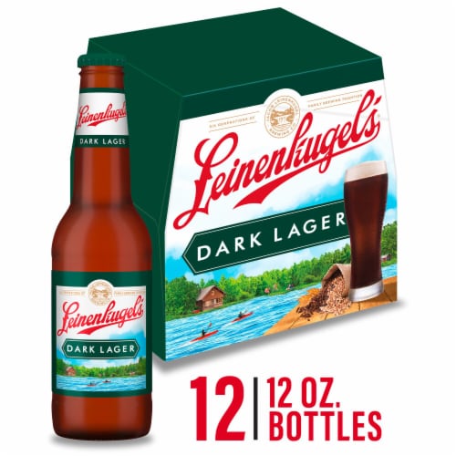 Leinenkugel's Dark Lager Dark Lager Beer Bottles Perspective: front