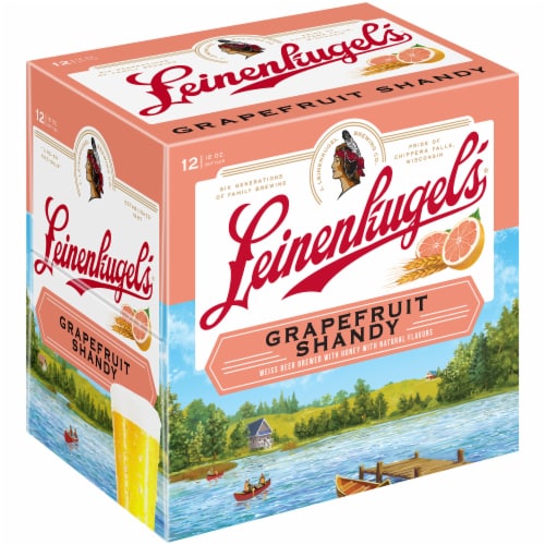 Leinenkugel's Grapefruit Shandy Beer 12 Count Perspective: front