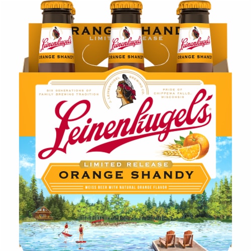 Leinenkugel's Orange Shandy Beer Perspective: front