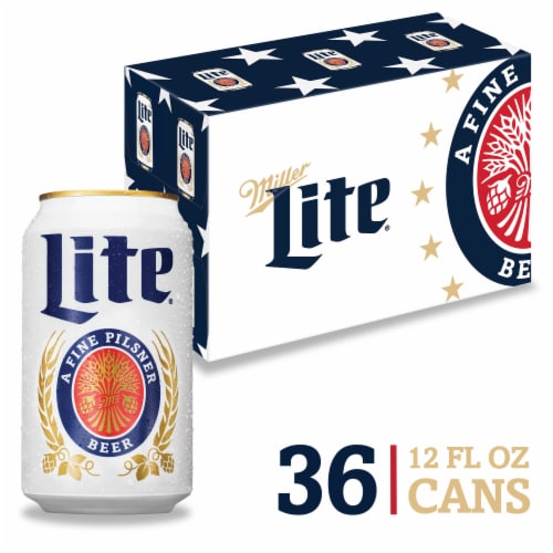 Miller Lite American Pilsner Light Lager Beer Perspective: front