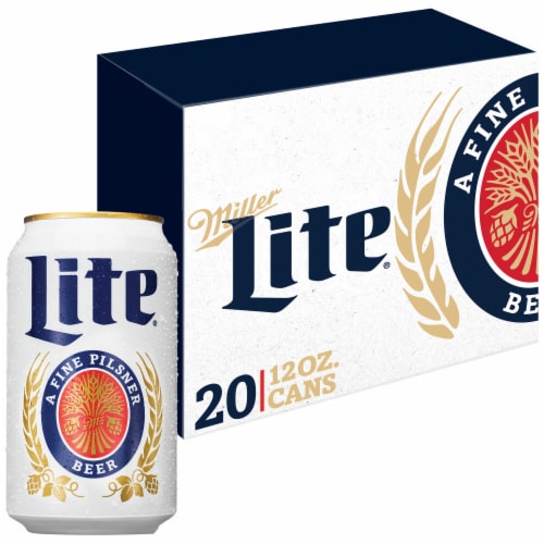 Miller Lite American Pilsner Light Lager Beer Perspective: front