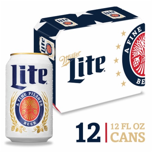 Miller Lite American Pilsner Light Lager Beer Perspective: front