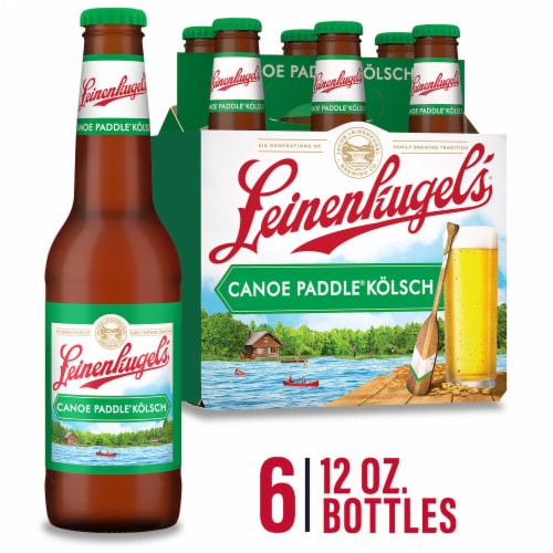 Leinenkugel's Canoe Paddle Kolsch Pale Ale Beer Bottles Perspective: front