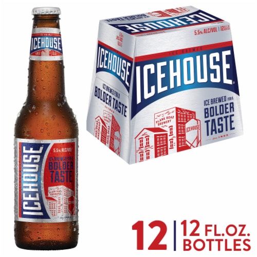 Icehouse American Lager Beer Perspective: front