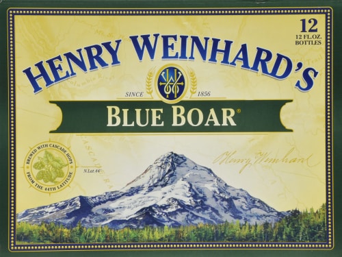 Henry Weinhard's Blue Boar Pale Ale Perspective: front