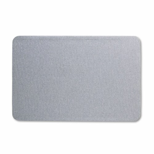 Oval Office Fabric Board, 36 x 24, Gray Surface Oval Office Fabric Board, 36 x 24, Gray Surface