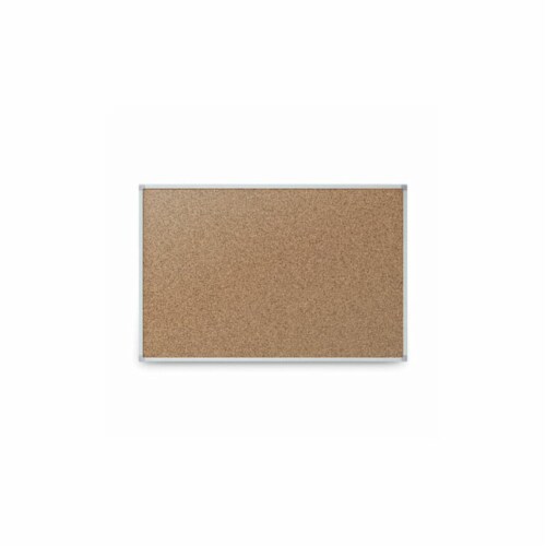 Economy Cork Board with Aluminum Frame, 24 x 18, Tan Surface, Silver Aluminum Frame Economy Cork Board with Aluminum Frame, 24 x 18, Tan Surface, Silver Aluminum Frame