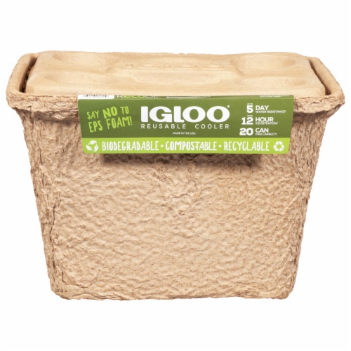 Igloo® Reusable Biodegradable Cooler Perspective: front