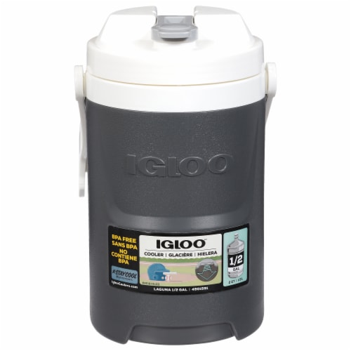 Iglooo Classic Beverage Jug - Gray/White Perspective: front