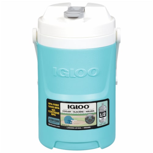 Igloo® Half Gallon Beverage Jug - Aquatic Teal Perspective: front