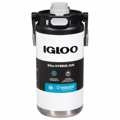 Igloo 54 Ounce Hybrid Sports Jug - White Perspective: front