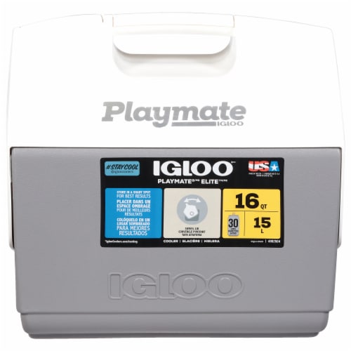 Igloo Playmate Cooler - Gray / White Perspective: front