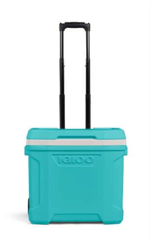 Igloo® 16 Quart Profile II Roller Cooler - Aquatic Teal Perspective: front