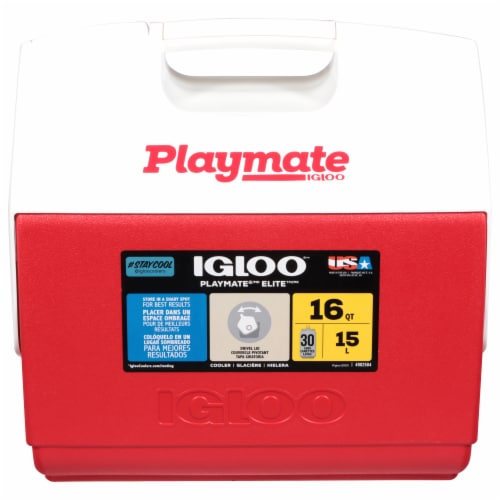 Igloo Playmate Elite Cooler - Red Perspective: front