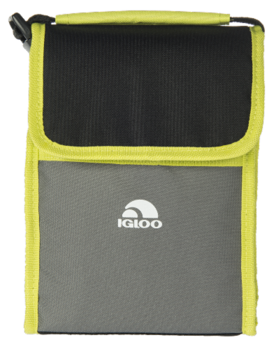 Igloo Lunch Sack - Lime/Black/Gray Perspective: front