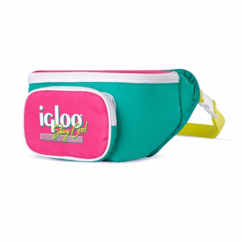 Igloo 90s Retro Collection Square Neon Lunch Box Soft Side Cooler Bag,  Yellow, 1 Piece - Kroger