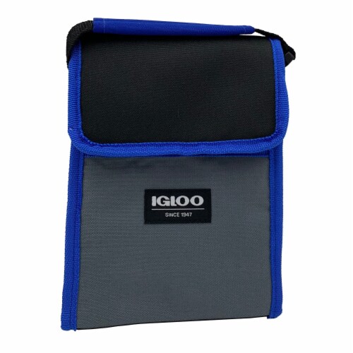Igloo Lunch Sack - Blueberry Perspective: front