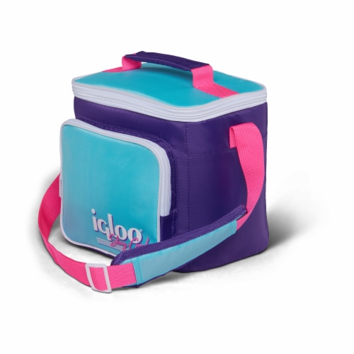 Igloo® 90s Retro Collection Square Lunch Box Soft Side Cooler Bag- Purple, 1 ct - Gerbes Super Markets