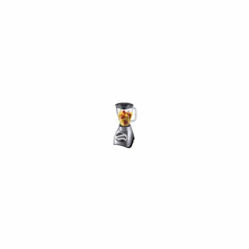 Oster® Brushed Nickel 12-Speed Blender - Silver Perspective: front