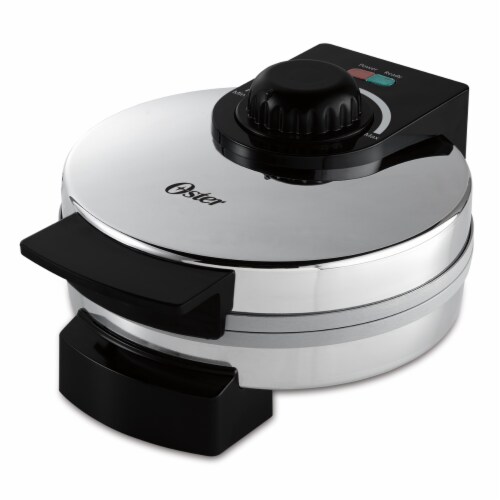 Oster Stainless Steel Titanium Infused DuraCeramic Waffle Maker
