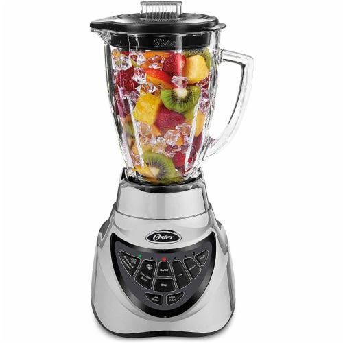  BLACK+DECKER PowerCrush Multi-Function Blender with 6-Cup Glass  Jar, 4 Speed Settings, Silver: Home & Kitchen