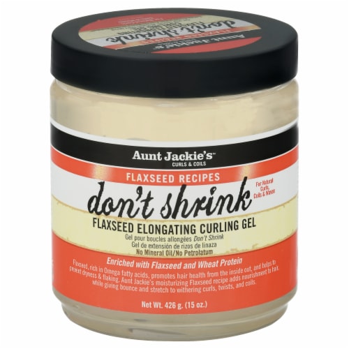 Aunt Jackie's Don't Shrink Flaxseed Elongating Curling Gel, 15 oz - Fry ...