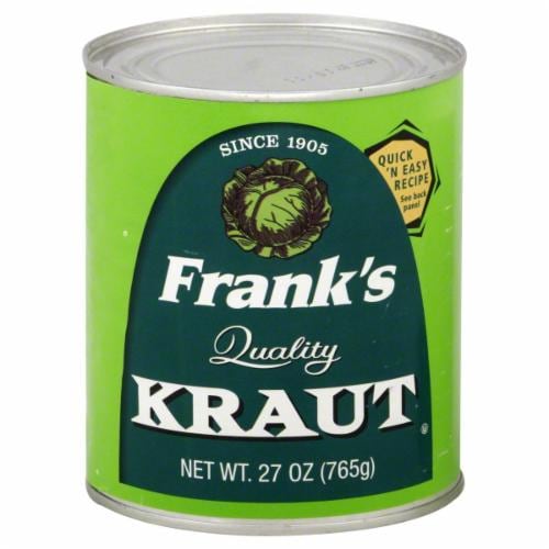 Frank's Quality Kraut Perspective: front