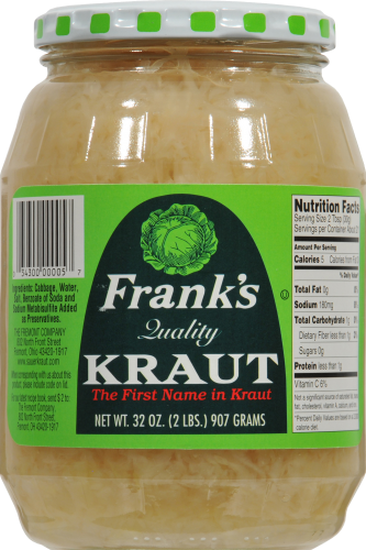 Frank's Quality Kraut Perspective: front