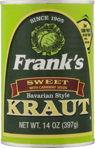 Frank's Sweet Bavarian Style Kraut Perspective: front