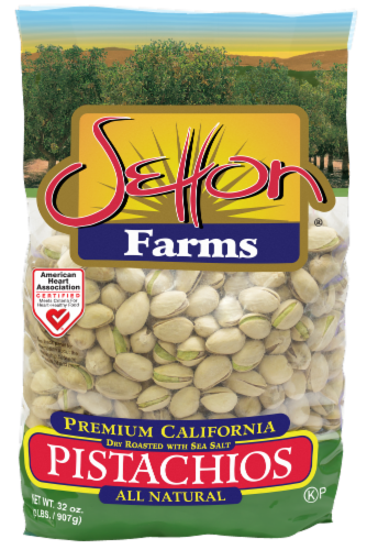 Setton Farms Dry Roasted with Sea Salt Pistachios Perspective: front