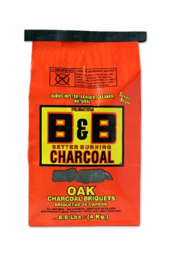 B&B Charcoal Oak Charcoal Briquets Perspective: front