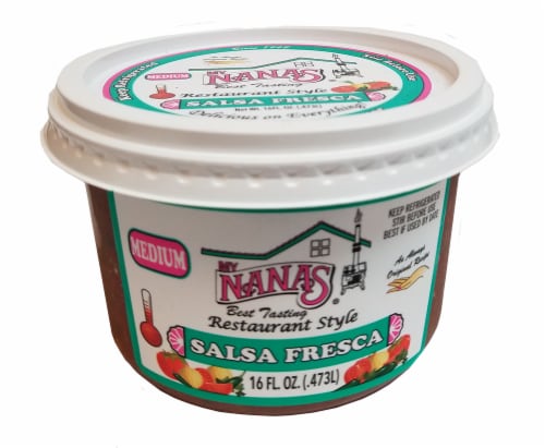My Nana's Best Tasting Medium Salsa Fresca Perspective: front