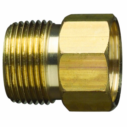 Gilmour 3/4 in. Brass Threaded Male/Female Hose Connector Gilmour 3/4 in. Brass Threaded Male/Female Hose Connector