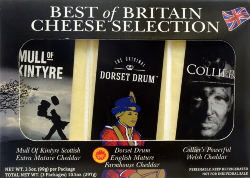 Best of Britain Cheese Selection Perspective: front