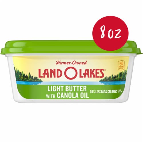 Land O Lakes® Light Butter With Canola Oil Tub 8 Oz Marianos 