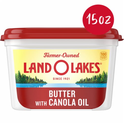 Land O Lakes Butter with Canola Oil Spreadable Perspective: front