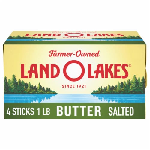 Land O Lakes Salted Half Stick Butter, 16 oz, 8 Sticks 