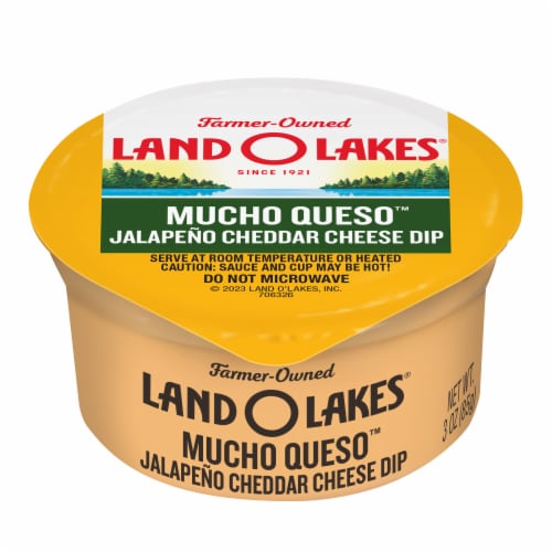 Land O Lakes® Mucho Queso™ Jalapeño Cheese Dip Cups Perspective: front