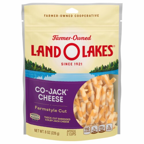 Land O Lakes® Co-Jack® Cheese Farmstyle Shreds Perspective: front