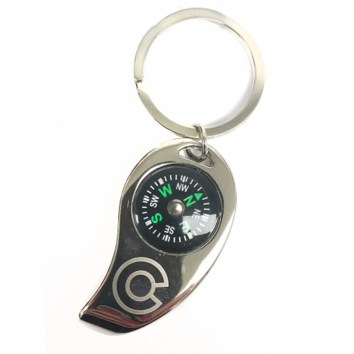 Mountain State Specialties Colorado Souvenir Compass Key Ring Perspective: front