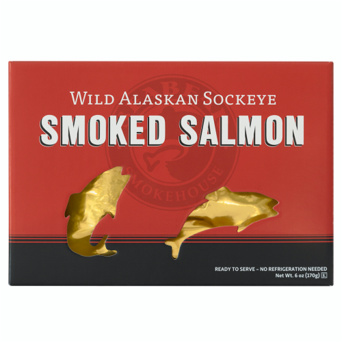 SeaBear Smoked Sockeye Salmon Perspective: front