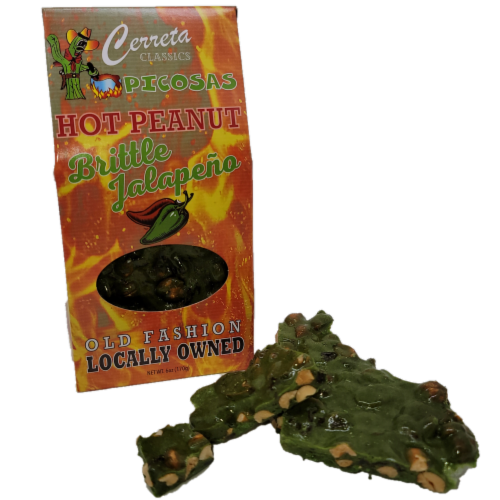 Cerreta Classics Picosas Hot Peanut Jalapeno Brittle Perspective: front