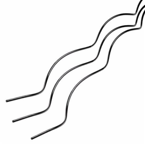 Miracle Gro Spiral Garden Stake - Black Perspective: front
