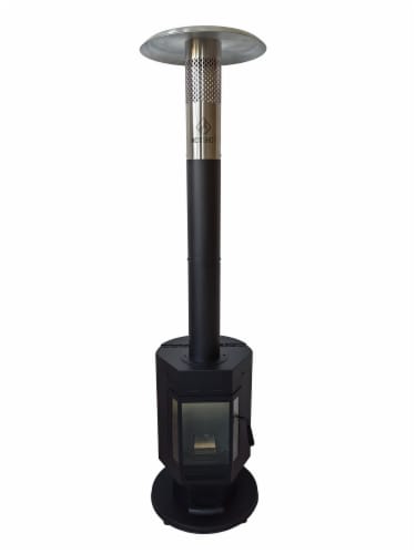 Hot Shot Pellet Patio Heater Perspective: front