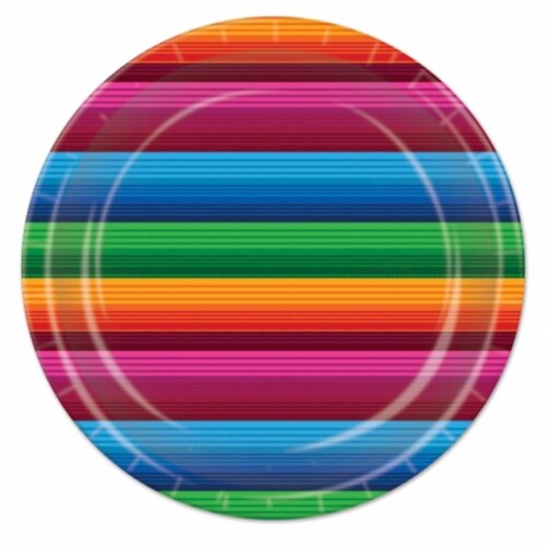 Beistle Co Cinco de Mayo Fiesta Plates Perspective: front